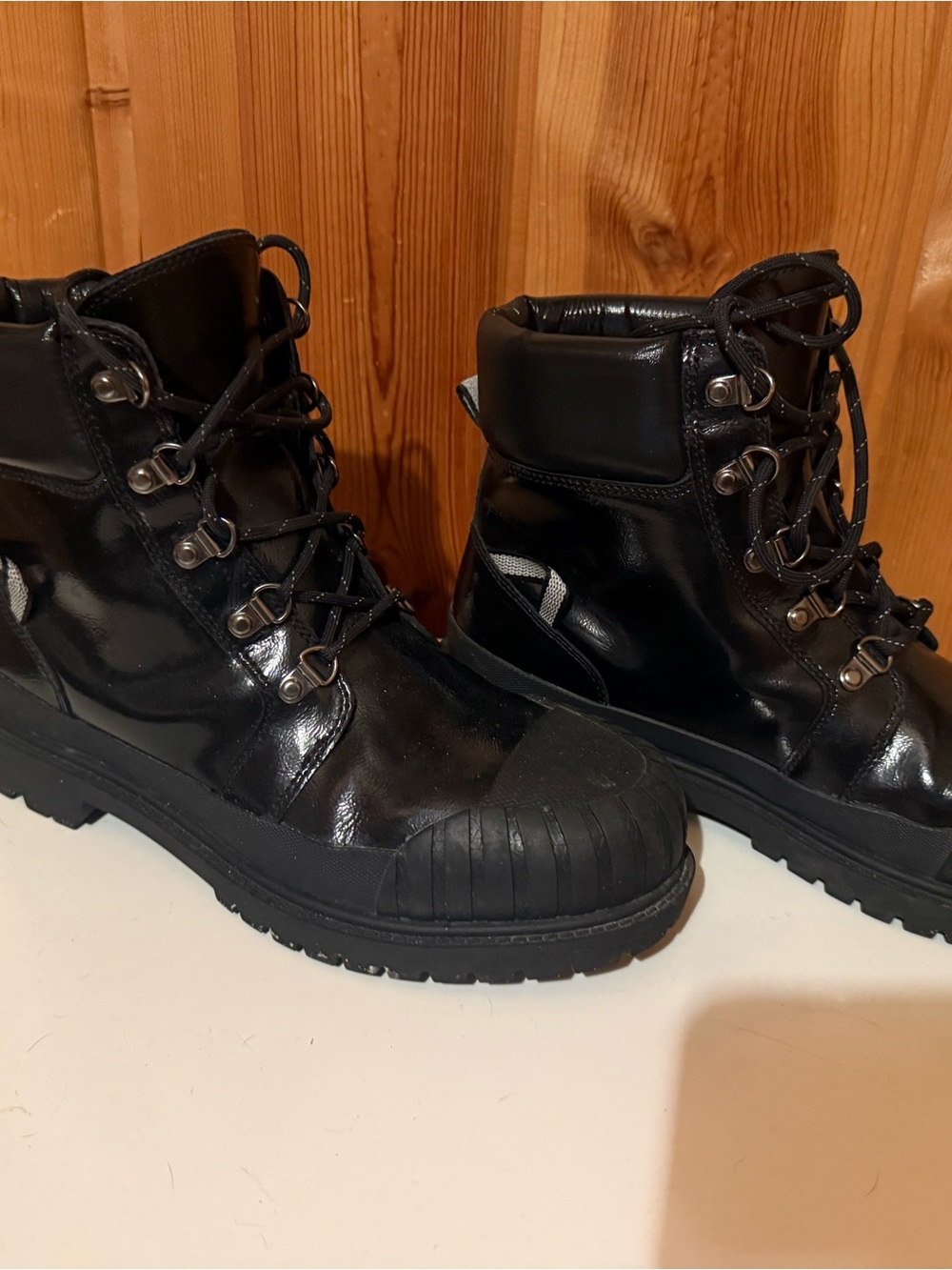 Timberland Black Rugged Lug-Sole Boot
